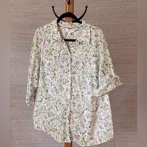 Croft and Barrow Women’s Button Down blouse XXL